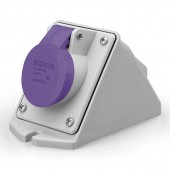 SOCKET OUTLET 2P IP44 16A 20-25V AC 50Hz SCAME 530.01610