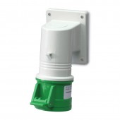 SOCKET OUTLET 2P+E IP44 16A 2h >50V AC SCAME 452.16632