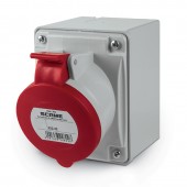 SOCKET OUTLET 2P+E IP44 32A 9h 380-415V SCAME 522.3258