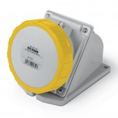 SOCKET OUTLET 2P+E IP67 32A 4h 100-130V SCAME 517.3250