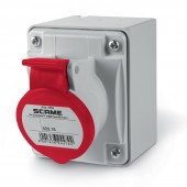 SOCKET OUTLET 3P+E IP44 16A 6h 380-415V SCAME 522.1656