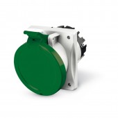 SOCKET OUTLET 3P+E IP44 63A 2h >50V AC SCAME 413.63662