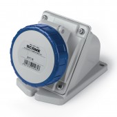 SOCKET OUTLET 3P+E IP67 16A 9h 200-250V SCAME 517.1654
