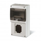 SURF. MOUNTING ENCLOSURE WITH 1 CUTOUT SCAME 672.2301