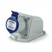 SURF. MTG. SOCKET 2P+E 16A 6H 220V IP44 SCAME 514.1653
