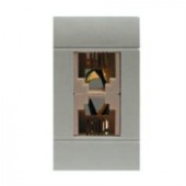 TELEPHONE OUTLET TWIN SOCKET GREY SCAME 101.6462.64G