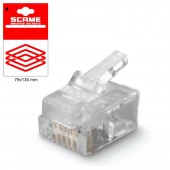 TELEPHONE PLUG BLISTER PACKED SCAME 999.10791