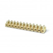 TERMINAL STRIP 25MM T140 NATURAL SCAME 815.1365