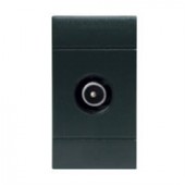 TV OUTLET MALE ATTEN.10DB ANTHRACITE SCAME 101.6431.10