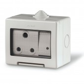 UNIBOX ENCL.IP55+1x15A BS SOCKET+1 SWITC SCAME 136.5123-414