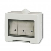 UNIBOX ENCLOSURE IP55 3X2-WAY SWITCH SCAME 136.5123-323