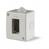 UNIBOX S.M.ENCLOSURE IP40 - 1 GANG SCAME 136.4121