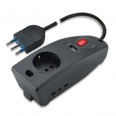 USB MULTI-OUTLET SOCKET USB CHARGER 1,2A SCAME 165.20431.N